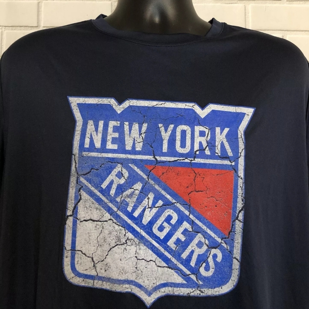 NWT New York Rangers Men's Calhoun Blue Official NHL Hockey Shirt L - Picture 3 of 9
